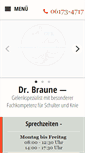 Mobile Screenshot of dr-braune.net