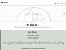 Tablet Screenshot of dr-braune.net